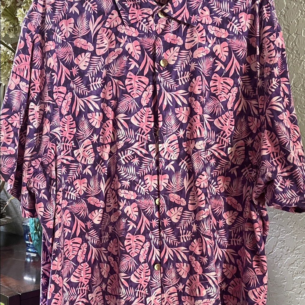 Tommy Bahama Tropical Leaf Print Men's Shirt